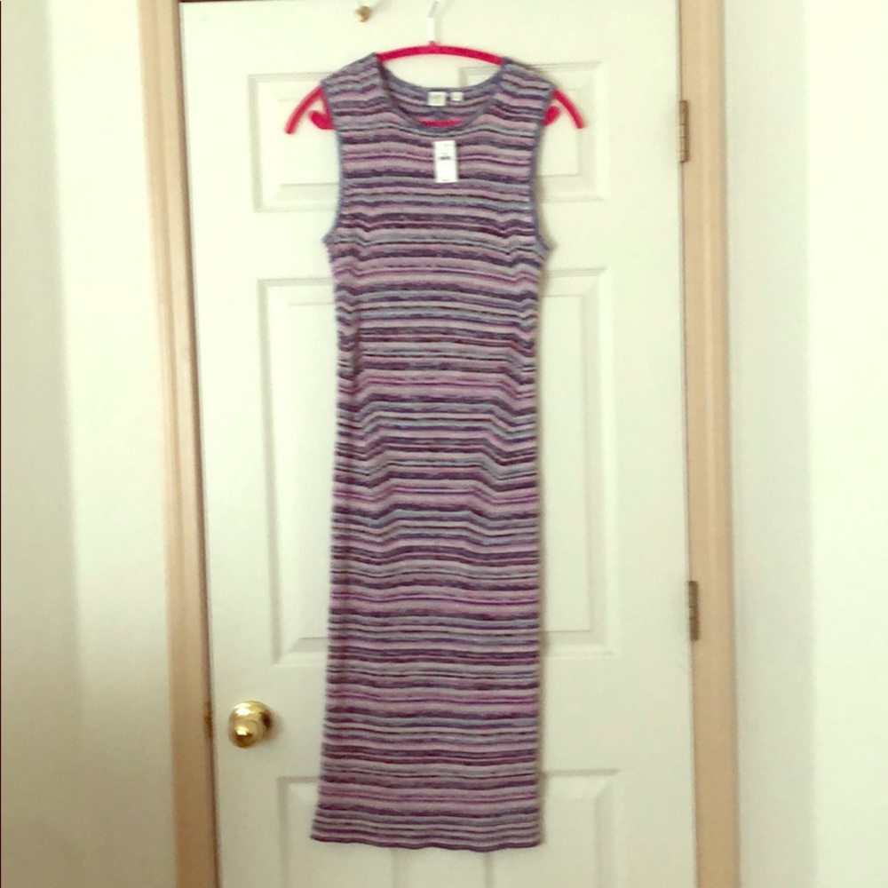Striped Midi Dress